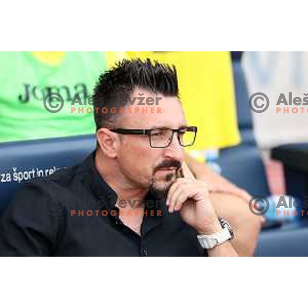 Nermin Basic in action during Prva Liga Telemach 2022-2023 football match between Kalcer Radomlje and Mura in Domzale, Slovenia on August 7, 2022