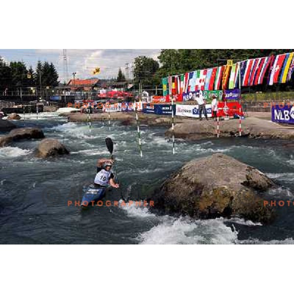 at qualification run at ICF Kayak&Canoe Slalom World Cup in Tacen, Ljubljana, Slovenia 28.6.2008. Photo by Ales Fevzer 