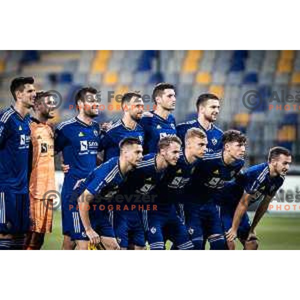 Maribor starting eleven during Prva liga Telemach football match between Maribor and Olimpija in Ljudski vrt, Maribor, Slovenia on August 7, 2022. Photo: Jure Banfi