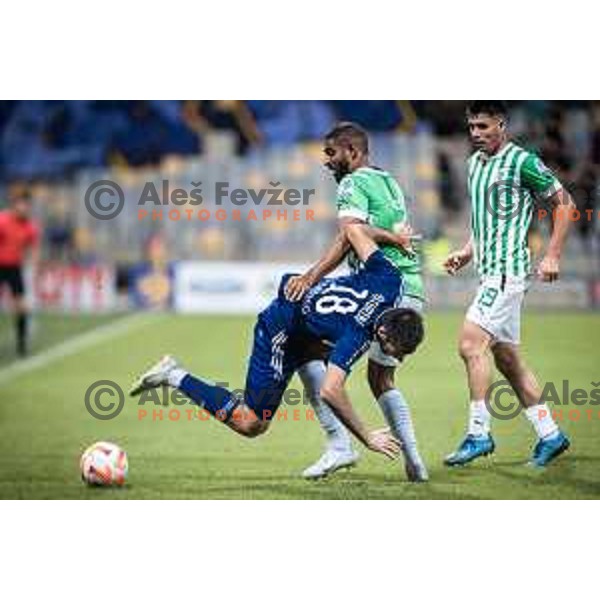 in action during Prva liga Telemach football match between Maribor and Olimpija in Ljudski vrt, Maribor, Slovenia on August 7, 2022. Photo: Jure Banfi