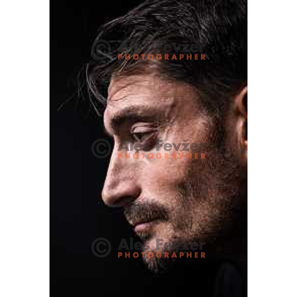Albert Riera, head coach of Olimpija at the press conference during Prva liga Telemach football match between Maribor and Olimpija in Ljudski vrt, Maribor, Slovenia on August 7, 2022. Photo: Jure Banfi