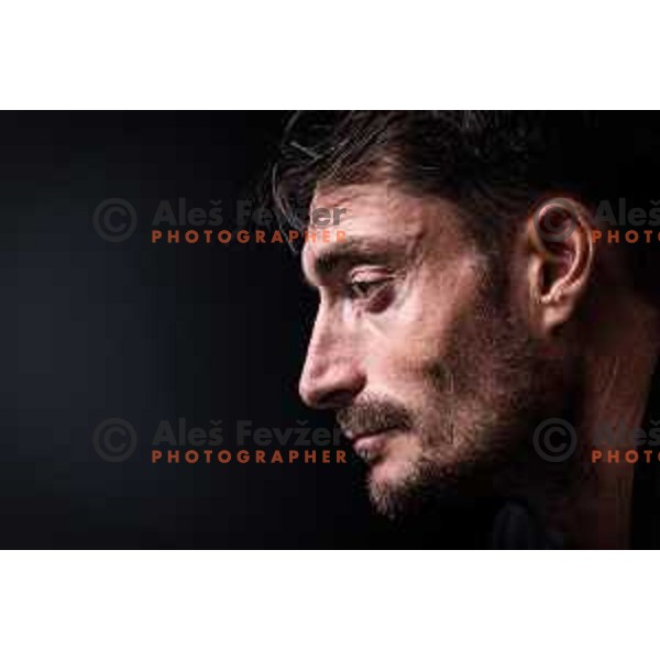 Albert Riera, head coach of Olimpija at the press conference during Prva liga Telemach football match between Maribor and Olimpija in Ljudski vrt, Maribor, Slovenia on August 7, 2022. Photo: Jure Banfi