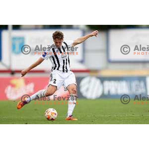 Kai Cipot in action during Prva Liga Telemach 2022-2023 football match between Kalcer Radomlje and Mura in Domzale, Slovenia on August 7, 2022