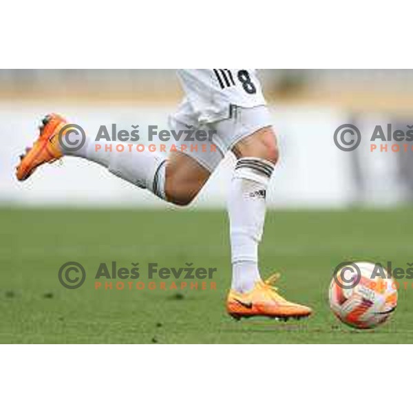 Luka Bobicanec in action during Prva Liga Telemach 2022-2023 football match between Kalcer Radomlje and Mura in Domzale, Slovenia on August 7, 2022