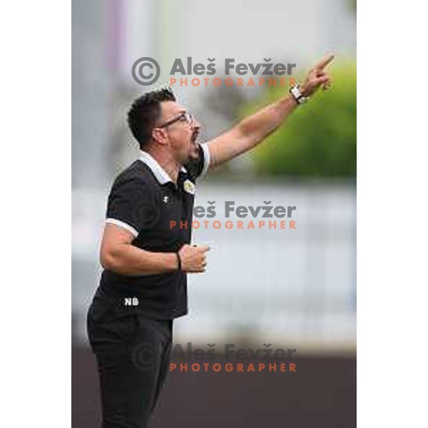 Nermin Basic in action during Prva Liga Telemach 2022-2023 football match between Kalcer Radomlje and Mura in Domzale, Slovenia on August 7, 2022