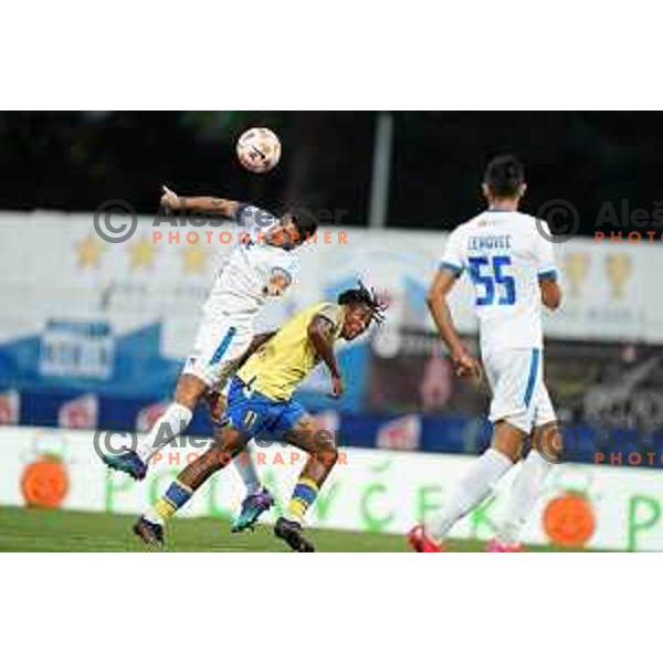 in action during Prva Liga Telemach 2022-2023 football match between Gorica and Koper in Nova Gorica, Slovenia on August 8, 2022