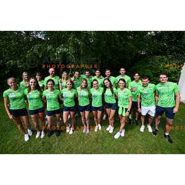 Press conference of Slovenia Athletics team before departing to European Championship in Ljubljana on August 12, 2022