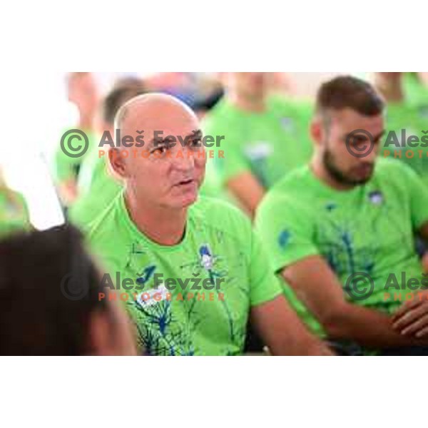 Press conference of Slovenia Athletics team before departing to European Championship in Ljubljana on August 12, 2022