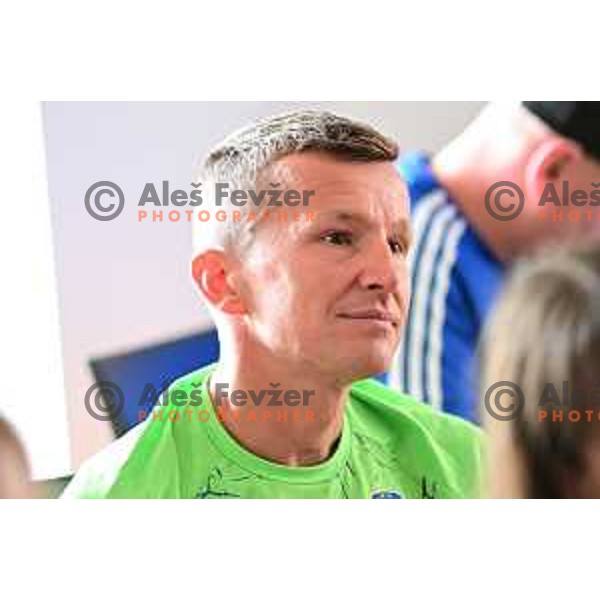Press conference of Slovenia Athletics team before departing to European Championship in Ljubljana on August 12, 2022