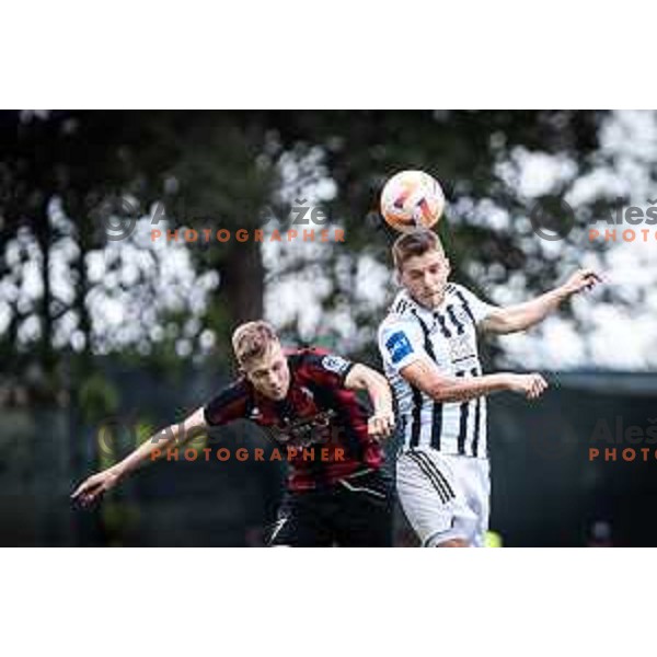 Amar Beganovic in action during Prva liga Telemach football match between Mura and Tabor in Fazanerija, Murska Sobota, Slovenia on August 13, 2022. Photo: Jure Banfi