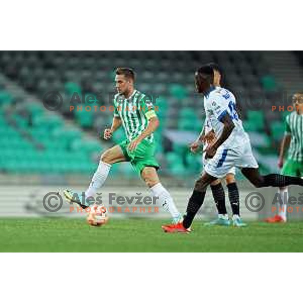 in action during Prva Liga Telemach 2022-2023 football match between Olimpija and Gorica in SRC Stozice, Ljubljana, Slovenia on August 15, 2022