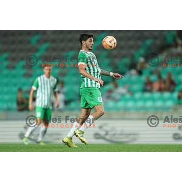 in action during Prva Liga Telemach 2022-2023 football match between Olimpija and Gorica in SRC Stozice, Ljubljana, Slovenia on August 15, 2022