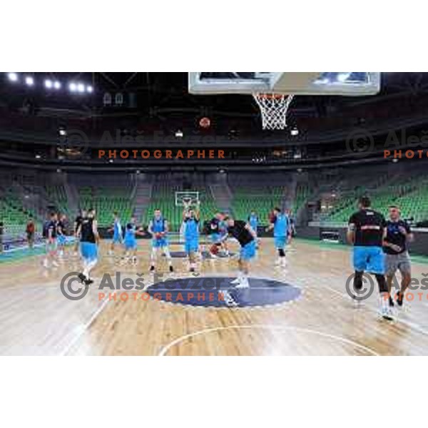 practice of Slovenia Basketball team in Ljubljana, Slovenia on August 16, 2022