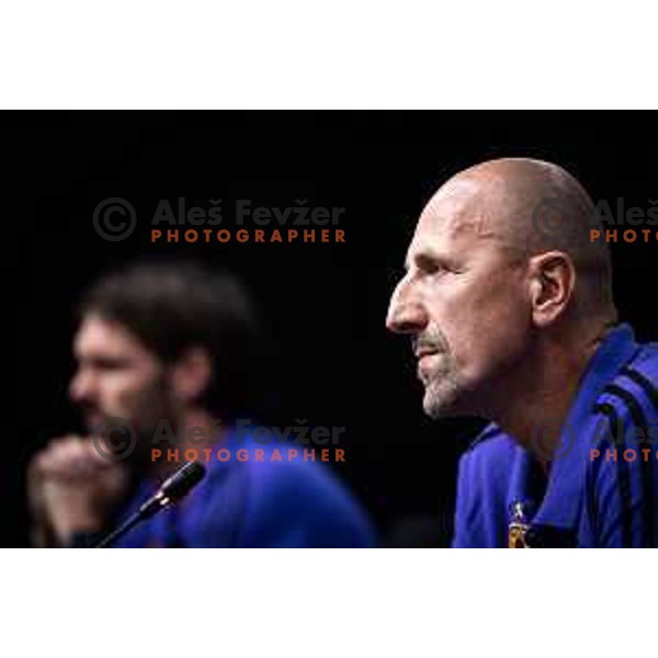 Damir Krznar, head coach of Maribor at the press conference of NK Maribor in Ljudski vrt, Maribor, Slovenia on August 16, 2022. Photo: Jure Banfi/www.alesfevzer.com