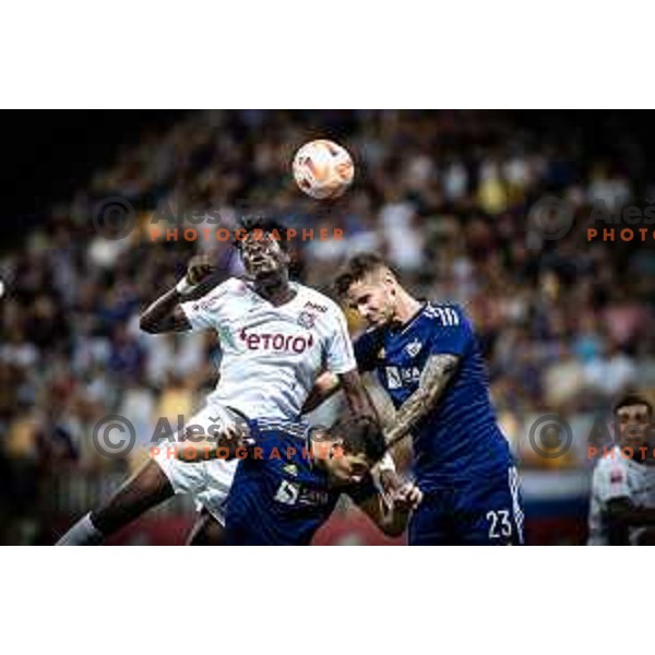 in action during UEFA Conference League play-off football match between Maribor and CFR 1907 Cluj in Ljudski vrt, Maribor, Slovenia on August 18, 2022. Photo: Jure Banfi