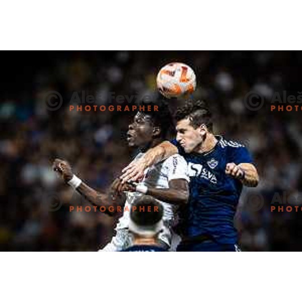 in action during UEFA Conference League play-off football match between Maribor and CFR 1907 Cluj in Ljudski vrt, Maribor, Slovenia on August 18, 2022. Photo: Jure Banfi