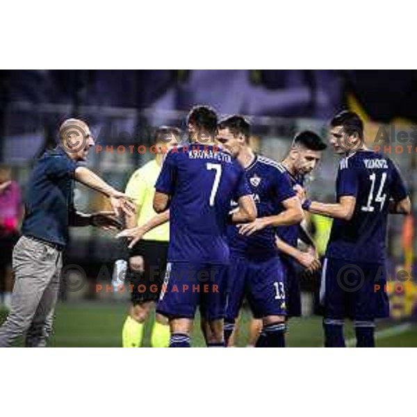 Damir Krznar, head coach of Maribor during UEFA Conference League play-off football match between Maribor and CFR 1907 Cluj in Ljudski vrt, Maribor, Slovenia on August 18, 2022. Photo: Jure Banfi