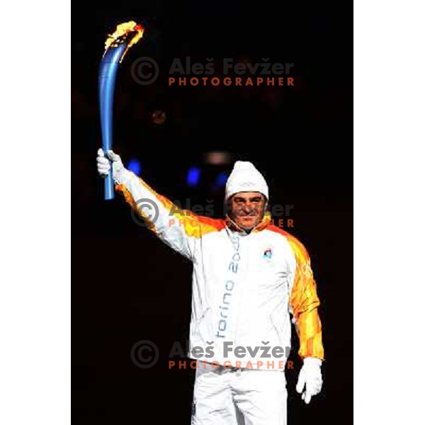 Opening ceremony of 2006 Winter Olumpic games in Torino, Italy on Febraury 11, 2006