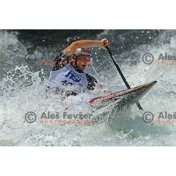 Dejan Stevanovic (SLO) at Final of ICF Kayak-Canoe Slalom World Cup race in Tacen, Slovenia 29.6.2008. Photo by Ales Fevzer 