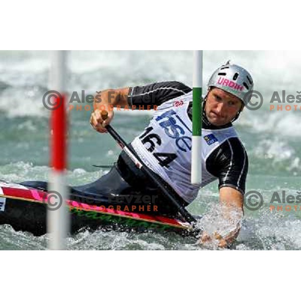 Dejan Stevanovic (SLO) at Final of ICF Kayak-Canoe Slalom World Cup race in Tacen, Slovenia 29.6.2008. Photo by Ales Fevzer 