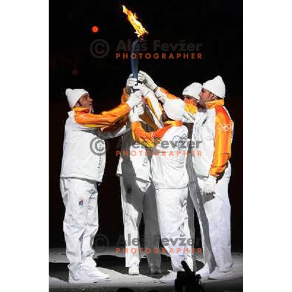 Opening ceremony of 2006 Winter Olumpic games in Torino, Italy on Febraury 11, 2006