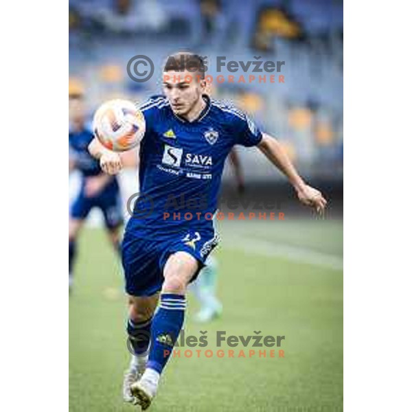 Ivan Brnic in action during Prva liga Telemach football match between Maribor and Celje in Ljudski vrt, Maribor, Slovenia on August 21, 2022. Photo: Jure Banfi