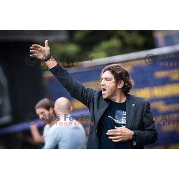 Roman Pylypchuk, head coach of Celje during Prva liga Telemach football match between Maribor and Celje in Ljudski vrt, Maribor, Slovenia on August 21, 2022. Photo: Jure Banfi
