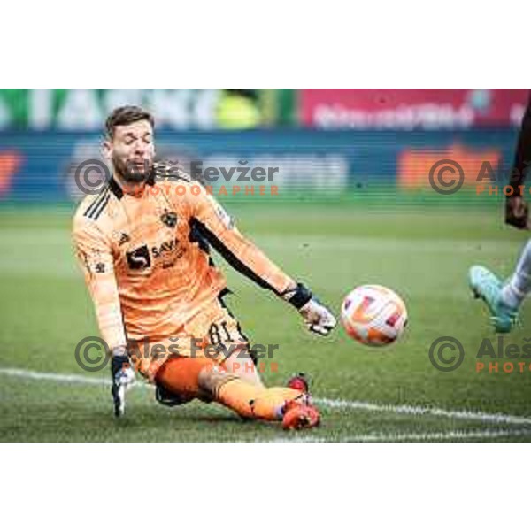 Menno Bergsen in action during Prva liga Telemach football match between Maribor and Celje in Ljudski vrt, Maribor, Slovenia on August 21, 2022. Photo: Jure Banfi
