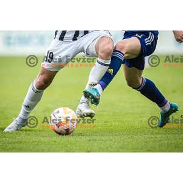 in action during Prva liga Telemach football match between Mura and Maribor in Fazanerija, Murska Sobota, Slovenia on August 28, 2022. Photo: Jure Banfi