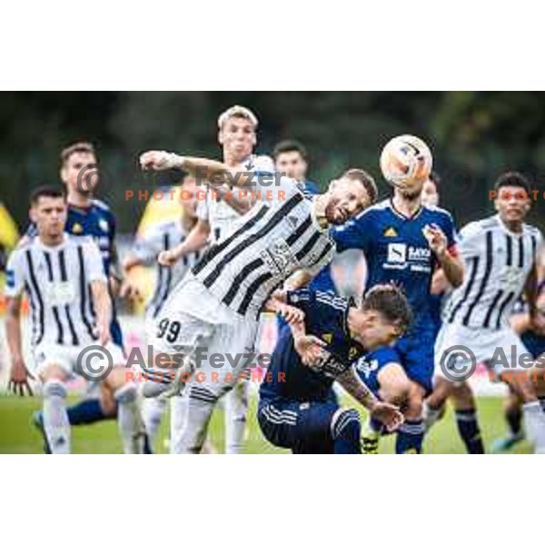 in action during Prva liga Telemach football match between Mura and Maribor in Fazanerija, Murska Sobota, Slovenia on August 28, 2022. Photo: Jure Banfi