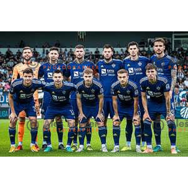 Maribor starting eleven during Prva liga Telemach football match between Mura and Maribor in Fazanerija, Murska Sobota, Slovenia on August 28, 2022. Photo: Jure Banfi