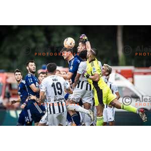 in action during Prva liga Telemach football match between Mura and Maribor in Fazanerija, Murska Sobota, Slovenia on August 28, 2022. Photo: Jure Banfi