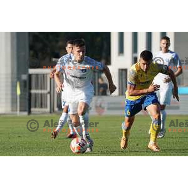 in action during Prva Liga Telemach 2022-2023 football match between Koper and Celje at Bonifika Arena in Koper, Slovenia on September 2, 2022