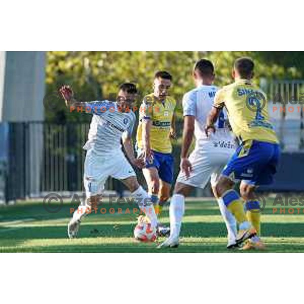 in action during Prva Liga Telemach 2022-2023 football match between Koper and Celje at Bonifika Arena in Koper, Slovenia on September 2, 2022