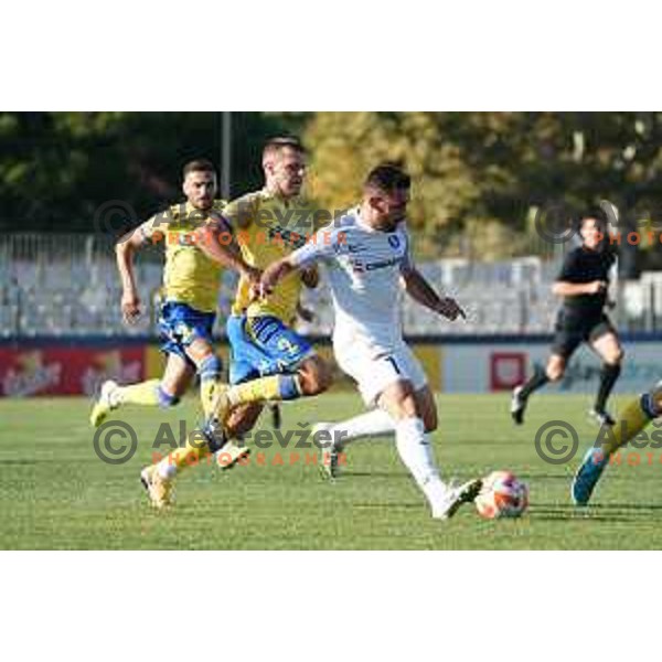 in action during Prva Liga Telemach 2022-2023 football match between Koper and Celje at Bonifika Arena in Koper, Slovenia on September 2, 2022