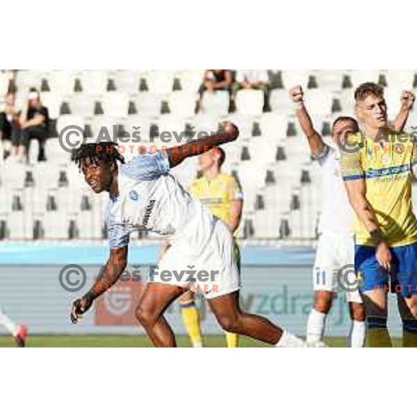 in action during Prva Liga Telemach 2022-2023 football match between Koper and Celje at Bonifika Arena in Koper, Slovenia on September 2, 2022