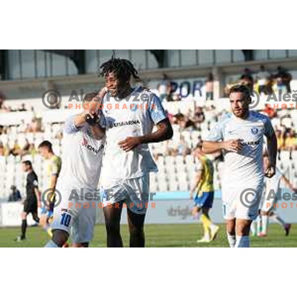 in action during Prva Liga Telemach 2022-2023 football match between Koper and Celje at Bonifika Arena in Koper, Slovenia on September 2, 2022