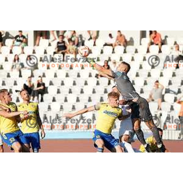 in action during Prva Liga Telemach 2022-2023 football match between Koper and Celje at Bonifika Arena in Koper, Slovenia on September 2, 2022