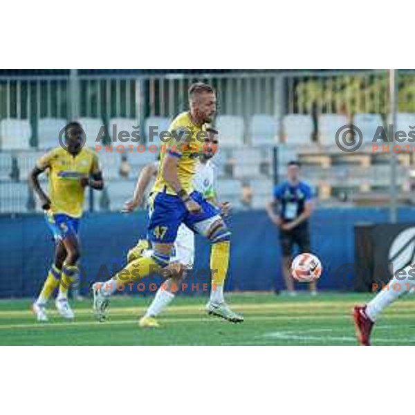 in action during Prva Liga Telemach 2022-2023 football match between Koper and Celje at Bonifika Arena in Koper, Slovenia on September 2, 2022