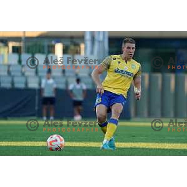 in action during Prva Liga Telemach 2022-2023 football match between Koper and Celje at Bonifika Arena in Koper, Slovenia on September 2, 2022