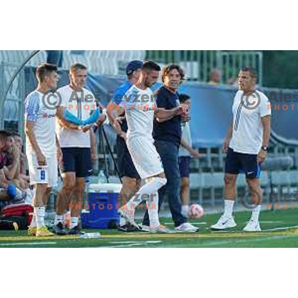 in action during Prva Liga Telemach 2022-2023 football match between Koper and Celje at Bonifika Arena in Koper, Slovenia on September 2, 2022