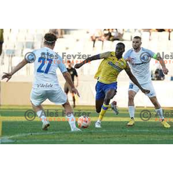 in action during Prva Liga Telemach 2022-2023 football match between Koper and Celje at Bonifika Arena in Koper, Slovenia on September 2, 2022