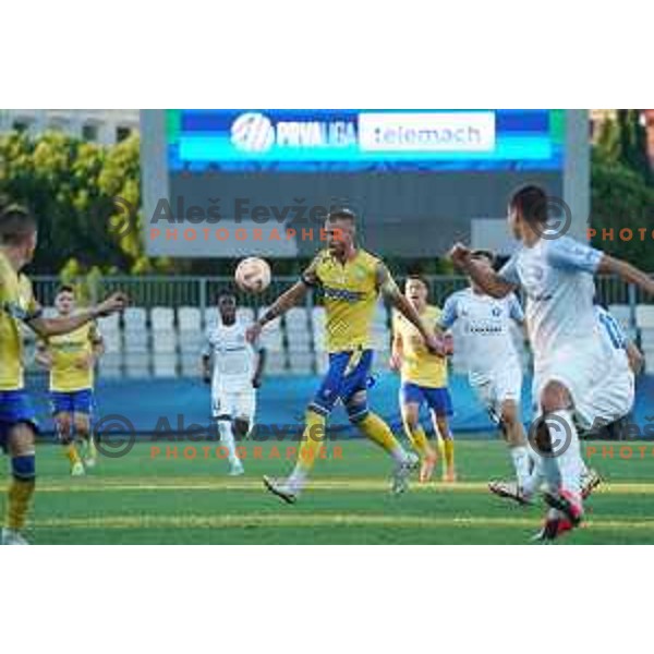in action during Prva Liga Telemach 2022-2023 football match between Koper and Celje at Bonifika Arena in Koper, Slovenia on September 2, 2022