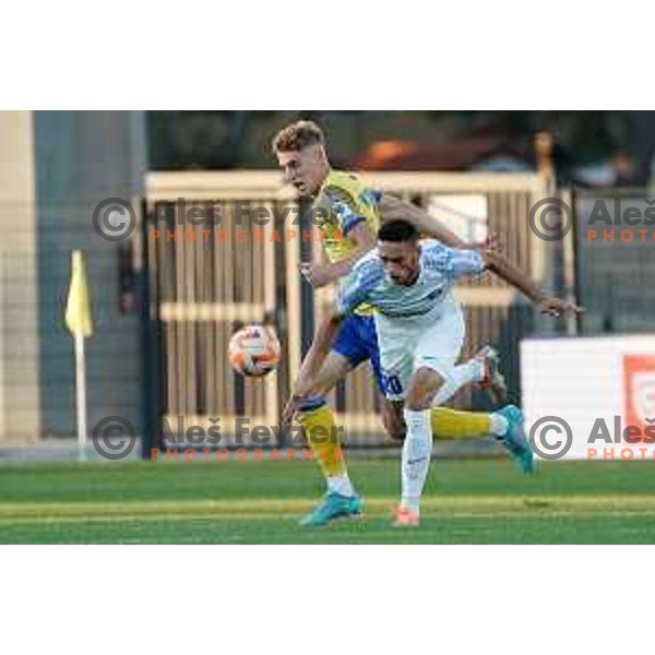 in action during Prva Liga Telemach 2022-2023 football match between Koper and Celje at Bonifika Arena in Koper, Slovenia on September 2, 2022