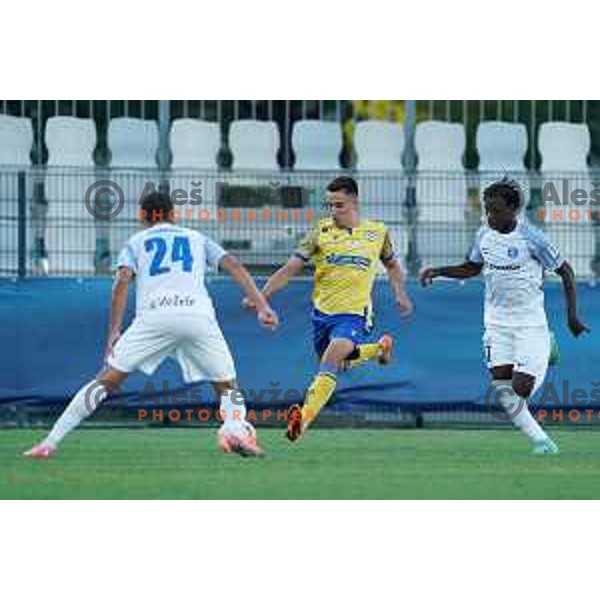 in action during Prva Liga Telemach 2022-2023 football match between Koper and Celje at Bonifika Arena in Koper, Slovenia on September 2, 2022