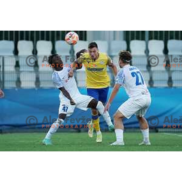 in action during Prva Liga Telemach 2022-2023 football match between Koper and Celje at Bonifika Arena in Koper, Slovenia on September 2, 2022