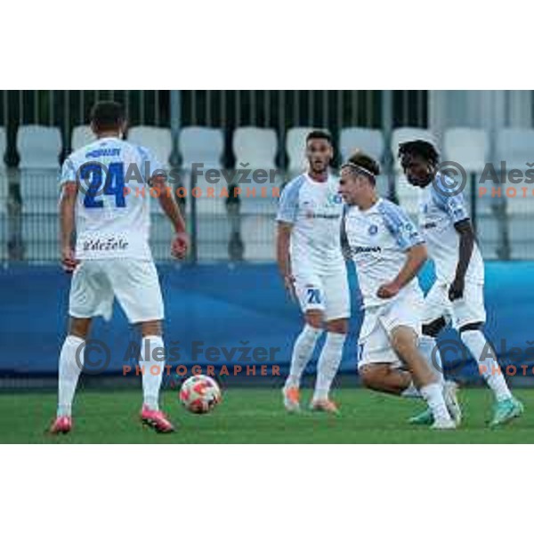 in action during Prva Liga Telemach 2022-2023 football match between Koper and Celje at Bonifika Arena in Koper, Slovenia on September 2, 2022