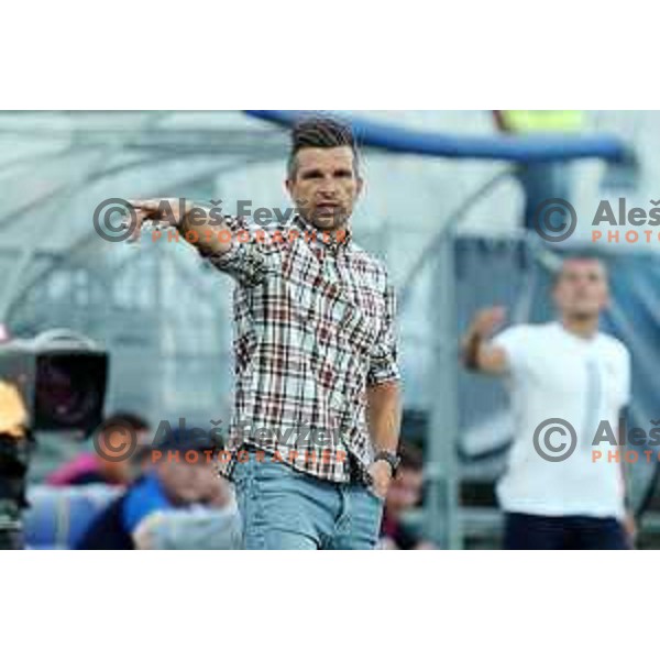 in action during Prva Liga Telemach 2022-2023 football match between Koper and Celje at Bonifika Arena in Koper, Slovenia on September 2, 2022