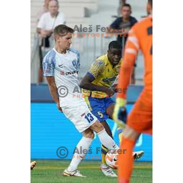 in action during Prva Liga Telemach 2022-2023 football match between Koper and Celje at Bonifika Arena in Koper, Slovenia on September 2, 2022