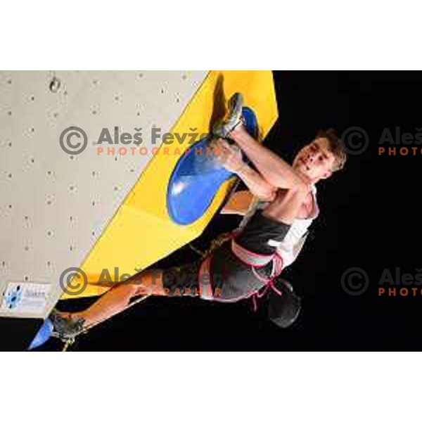 Luka Potocar (SLO); winner of IFSC Climbing World Cup lead in Koper, Slovenia on September 3, 2022